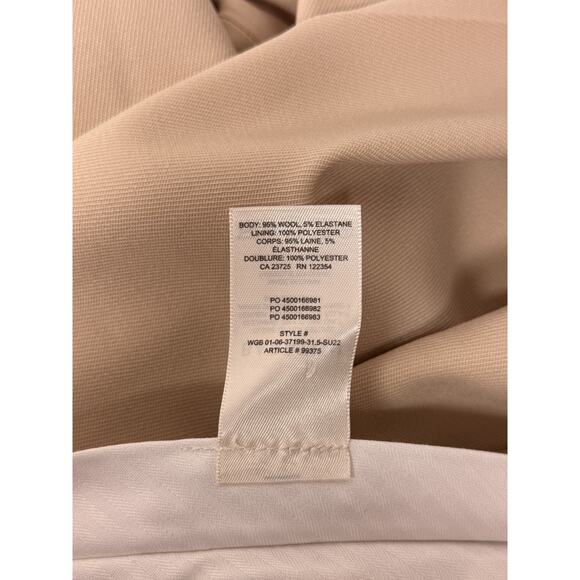 Babaton Agency Pants 16 Womens Aritzia High Waist Wool Twill Trouser - Picture 7 of 7